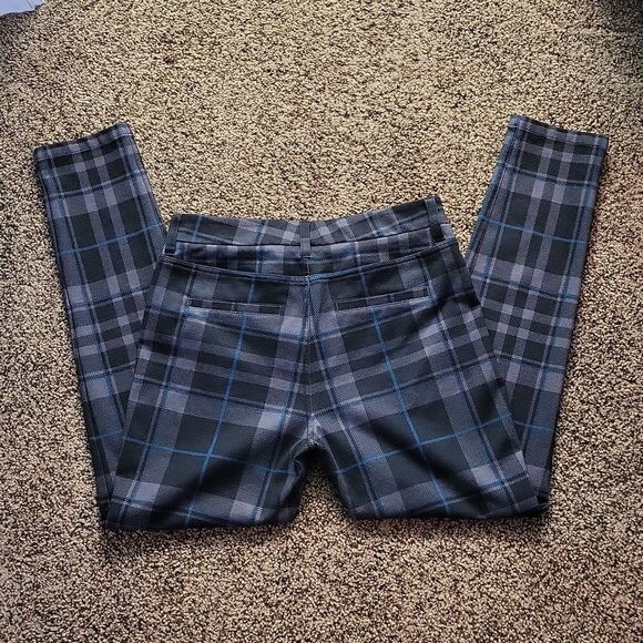 41 Hawthorn Black, Grey and Blue Plaid pants - Picture 1 of 9